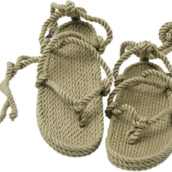 Rope Sandals Handmade Unisex Shoes Eco-Friendly Summer Casual Footwear - Picture 1 of 8